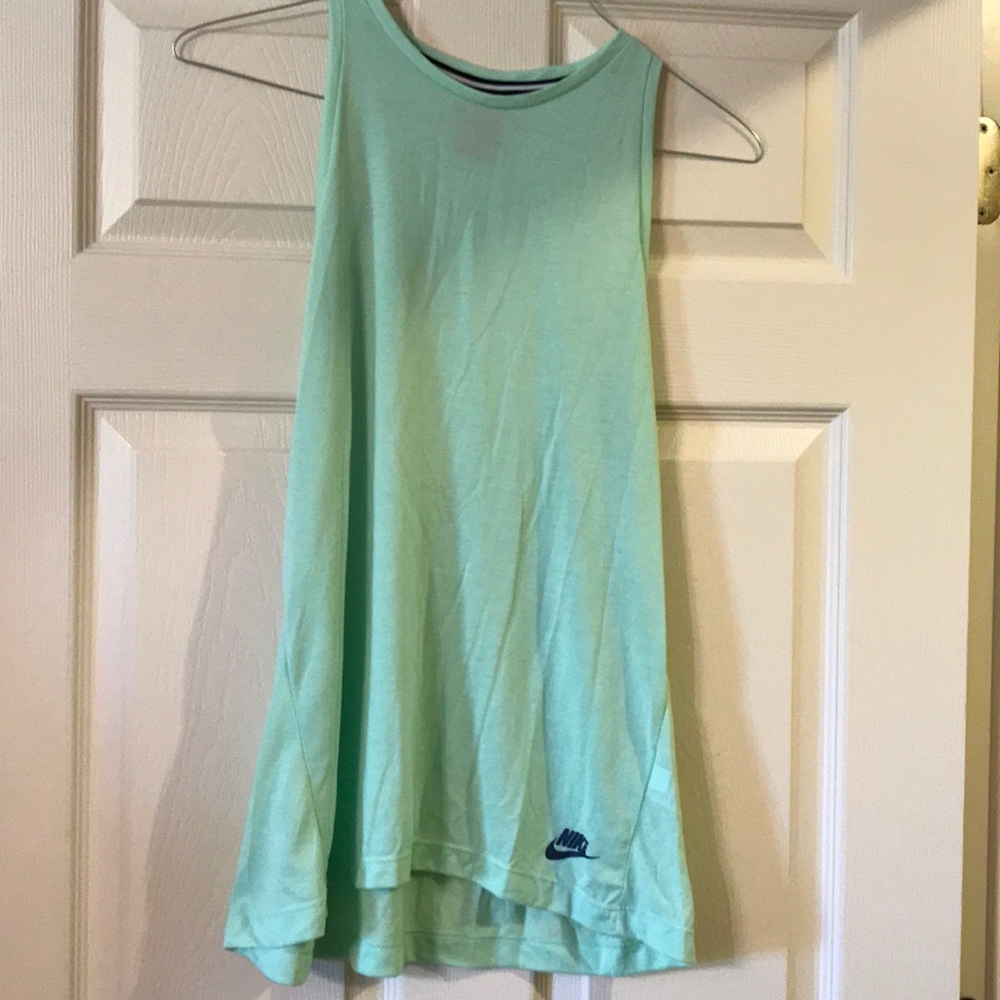 NWOT Nike Lime Green Sleeveless Tunic, L
